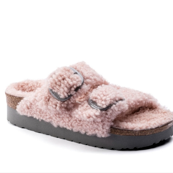 Birkenstock Arizona Big Buckle Shearling New - Picture 3 of 8